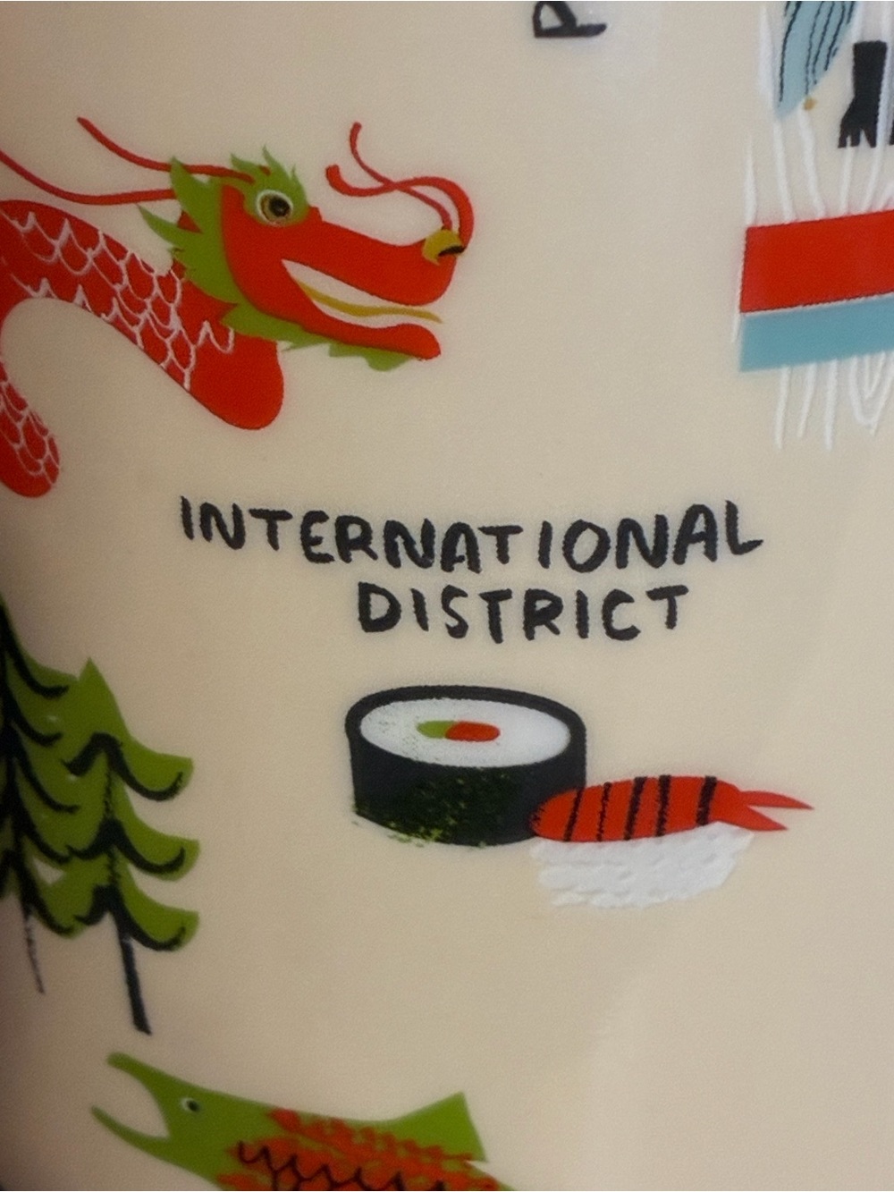 Starbucks SEATTLE Washington Local Landmark Series Ceramic Travel Tumbler 12 oz - Picture 10 of 12